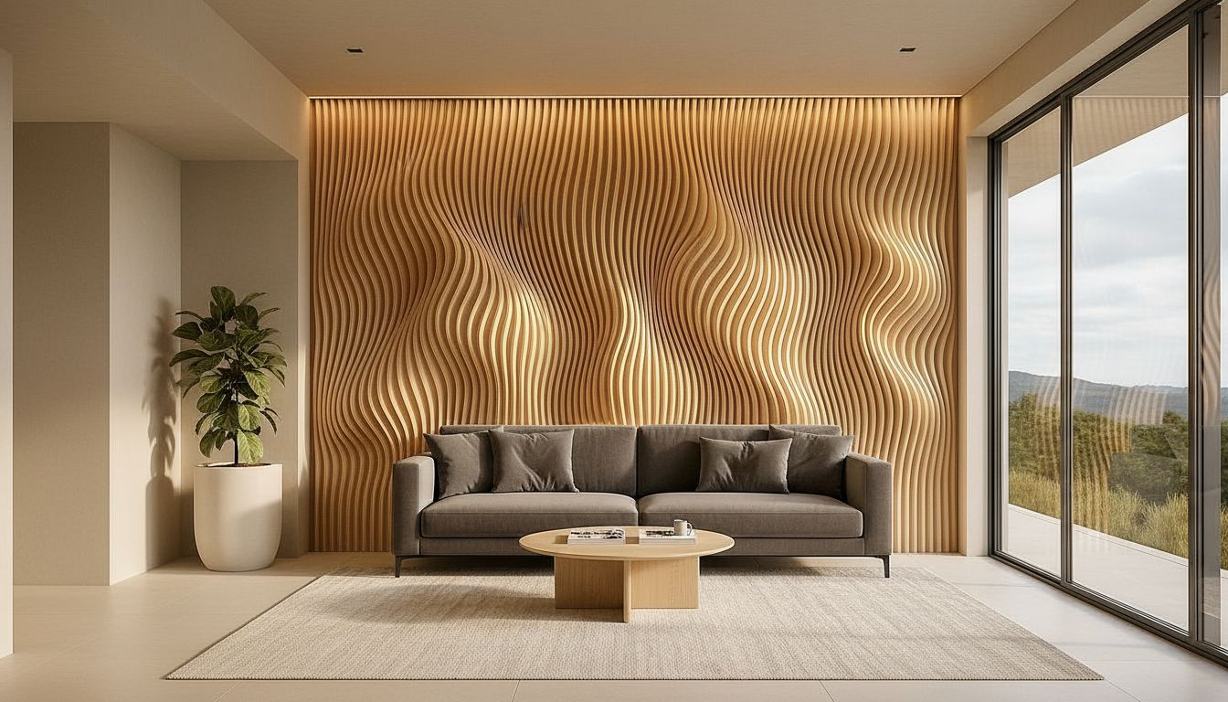 Parametric Wood Panel interior 1