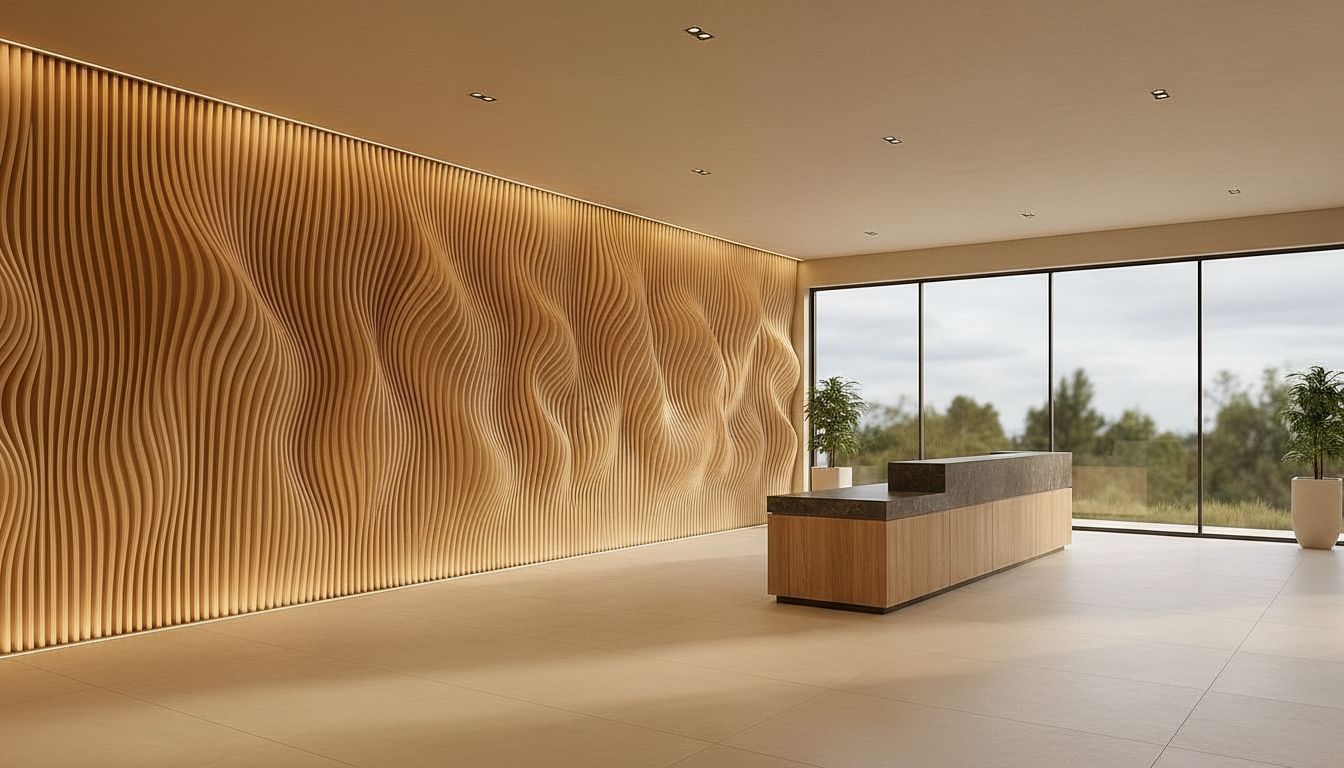 Parametric Wood Panel interior 2