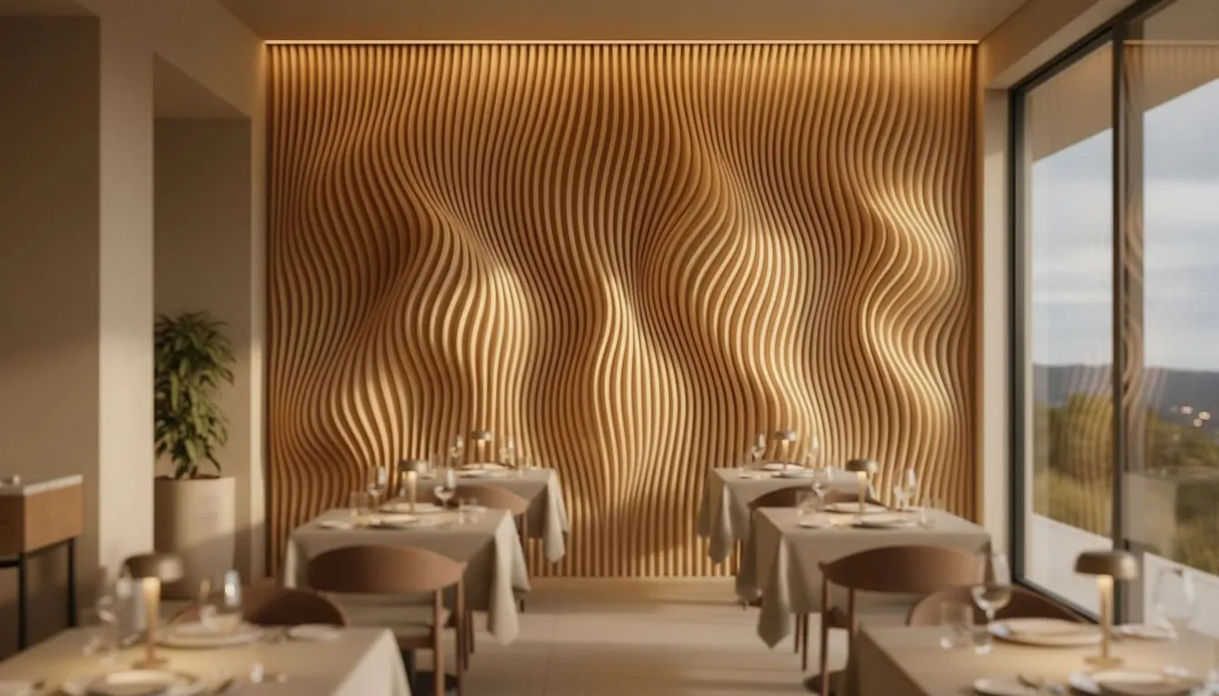 Parametric Wood Panel interior 3